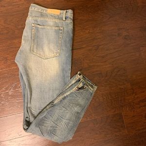 MNML M5 denim zipper jeans. Never worn.
